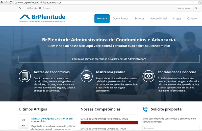 BrPlenitude Administradora - Administradora de Condomínios