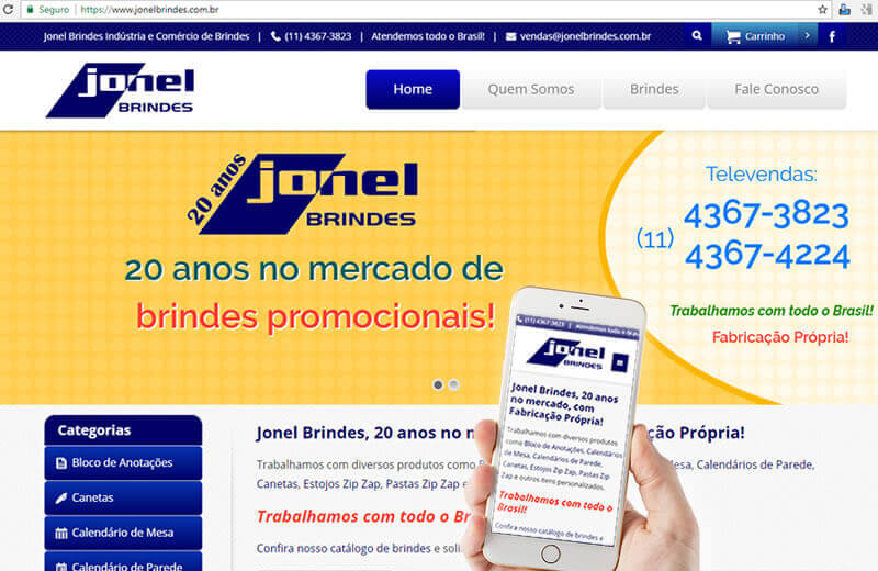 Jonel Brindes Promocionais