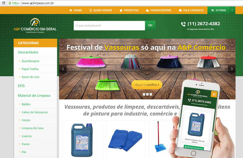 A&P Comércio de Material de Limpeza